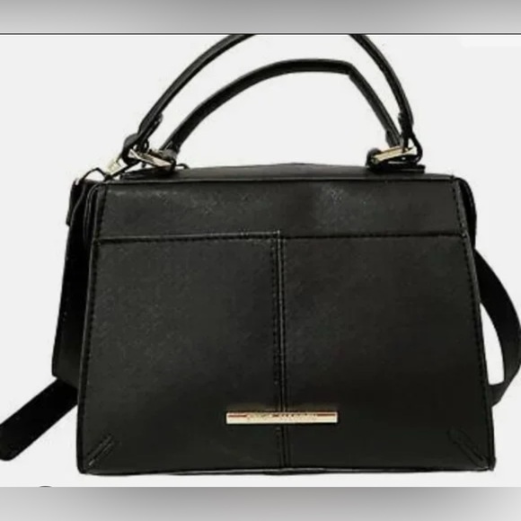 NWT-Steve Madden Mini Black Tote/ Crossbody Bag - Picture 2 of 2
